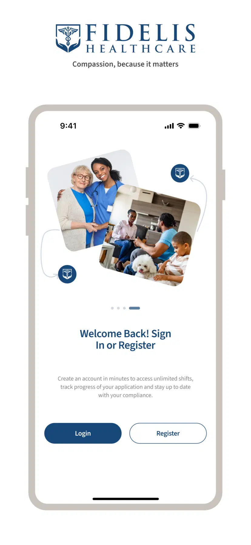 Fidelis Healthcare app screen 5